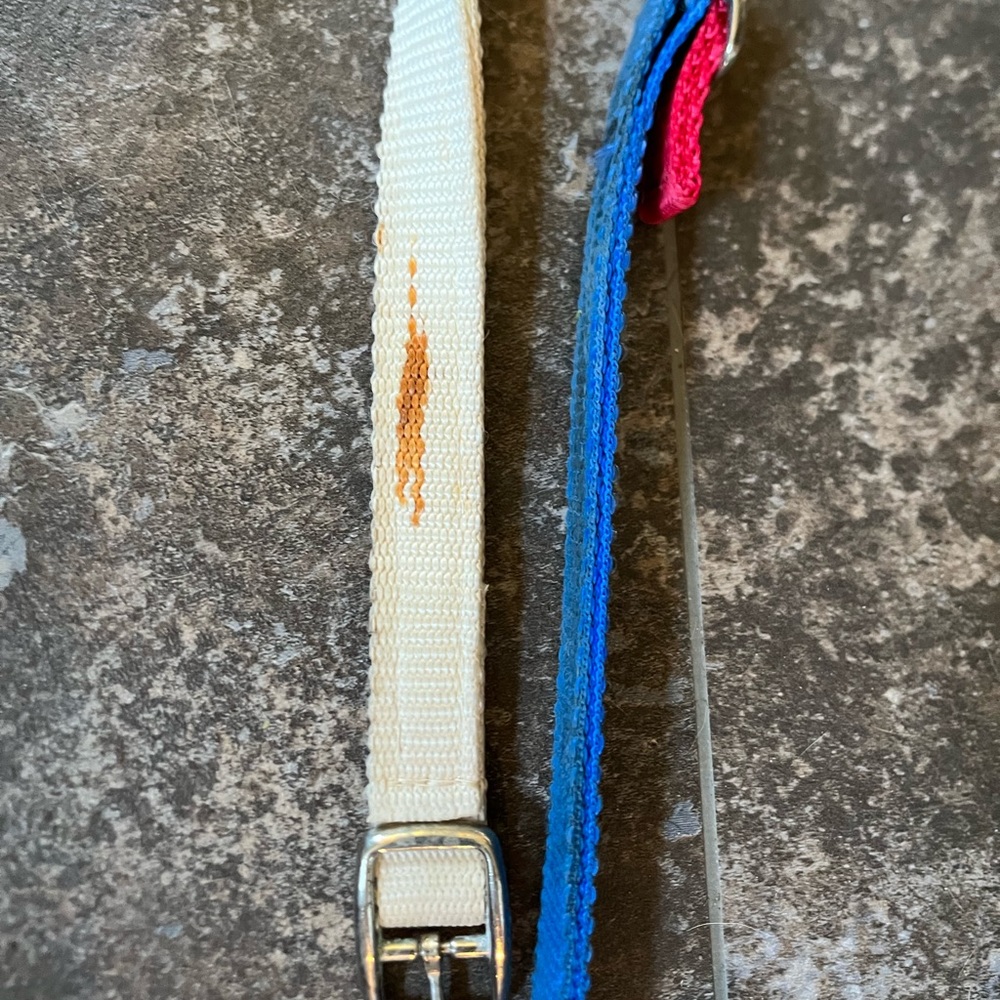 Patriotic red white and blue bridle headstall only - Picture 2 of 2